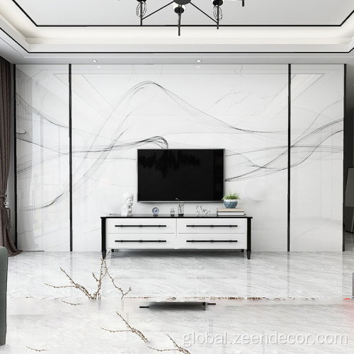 UV Marble Sheet TV Background Wall Living Room Large Plate Infinite Supplier